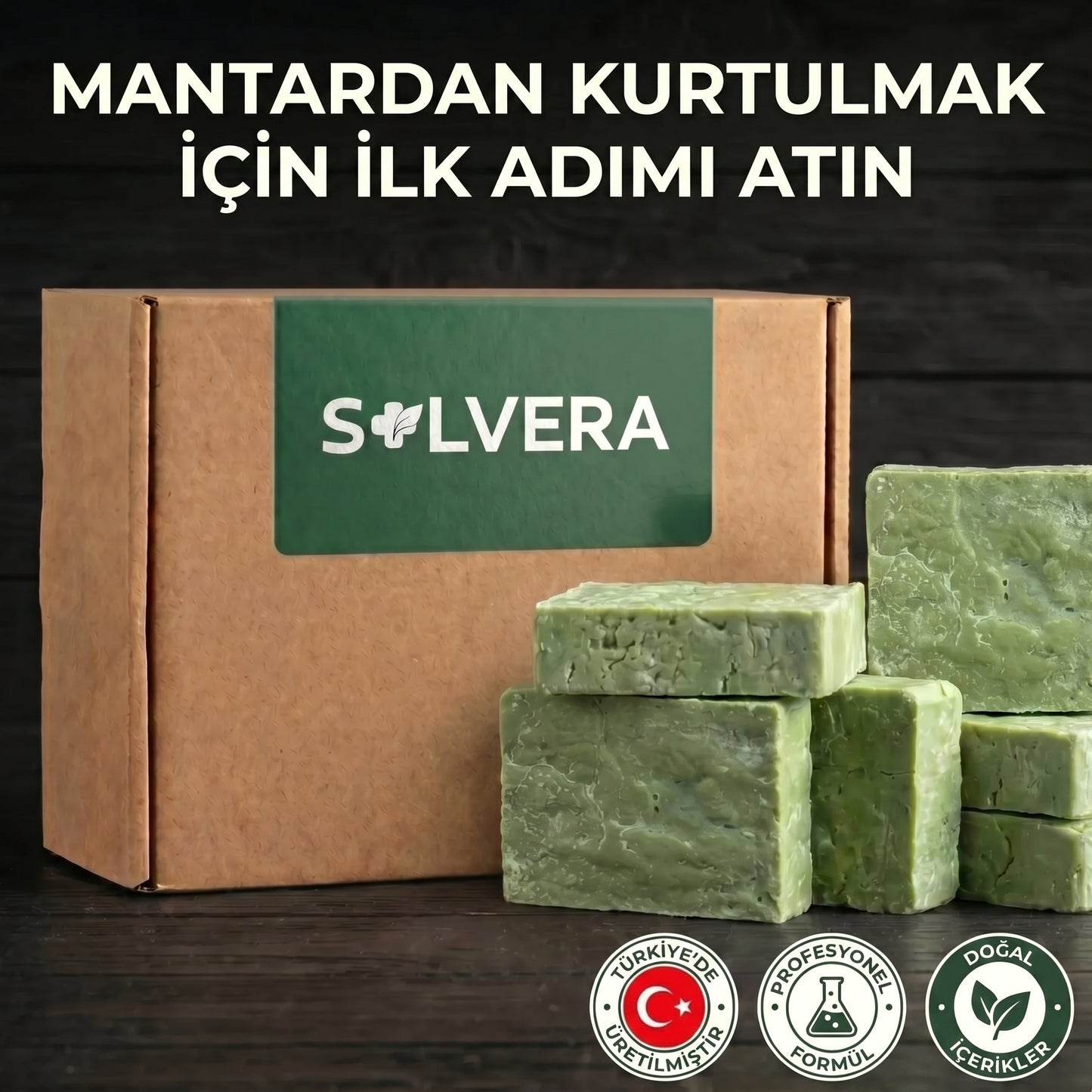 Solvera | Yoğun Arındırıcı Mantar Karşıtı Sabun Bar