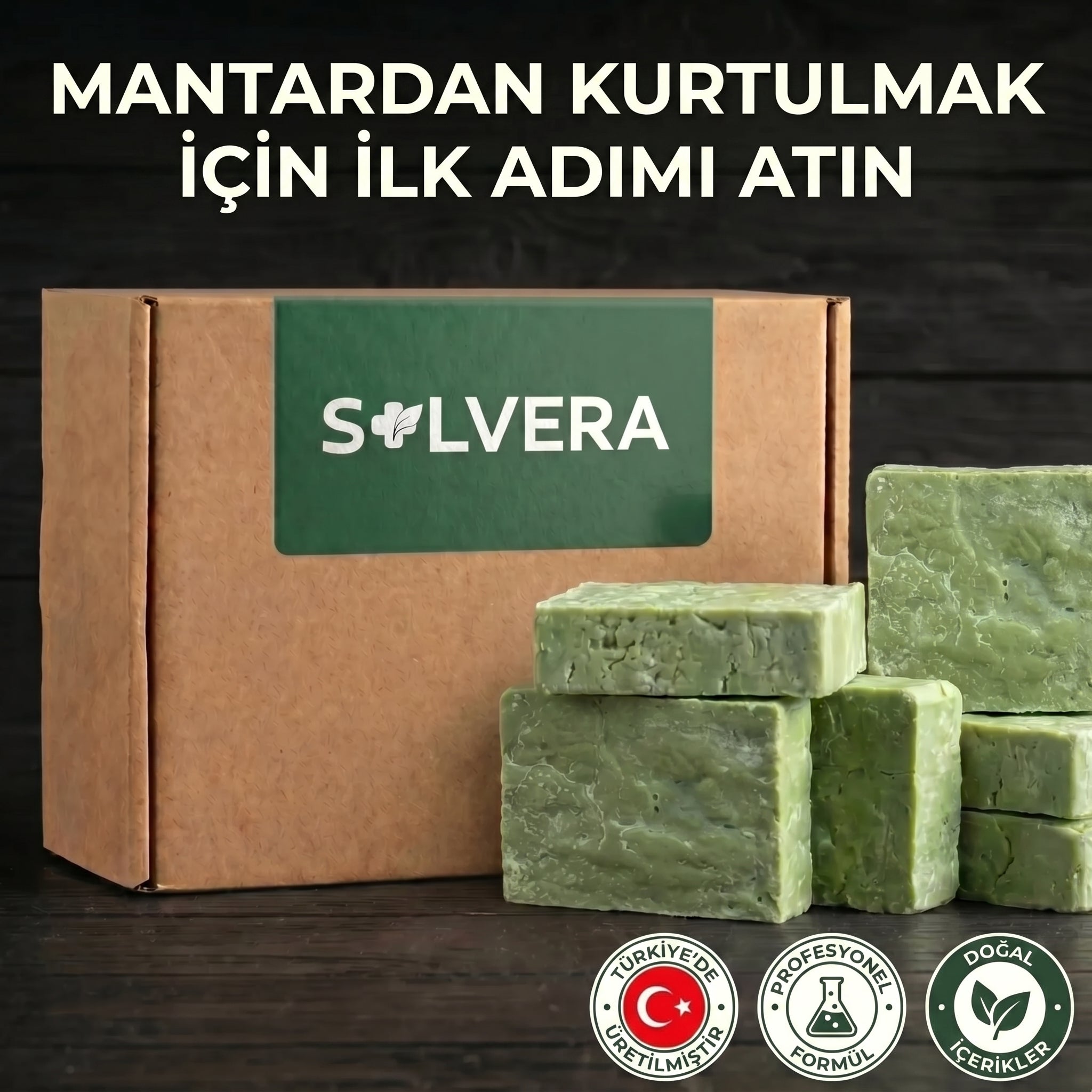 Solvera | Yoğun Arındırıcı Mantar Karşıtı Sabun Bar
